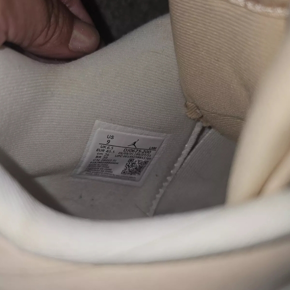 Air Jordan Sneakers in Cream and White - Picture 4 of 8